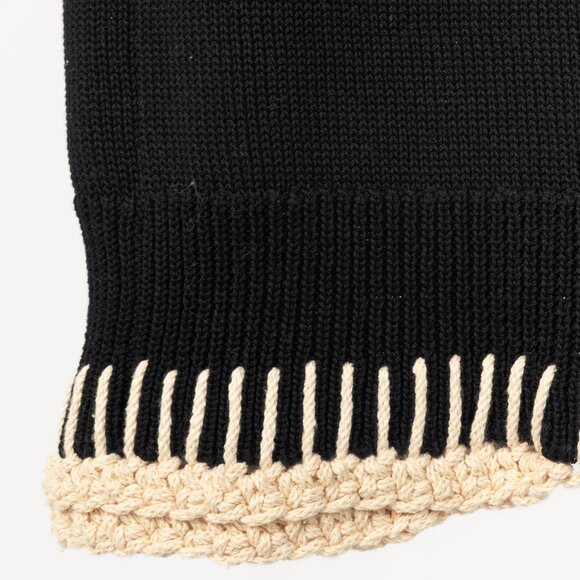 Jil Sander SS/18 Runway Black Cotton Stitch-Detail Knitted Vest - Picture 8 of 11